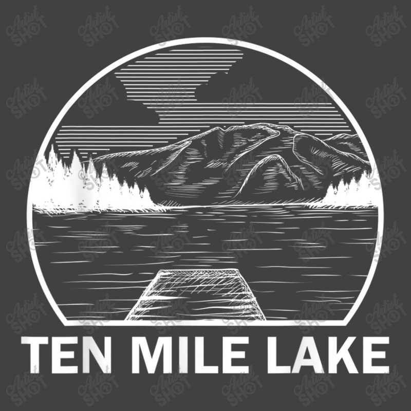 Ten Mile Lake Funny Fishing Camping Summer Vintage T-Shirt by YenNgoc | Artistshot