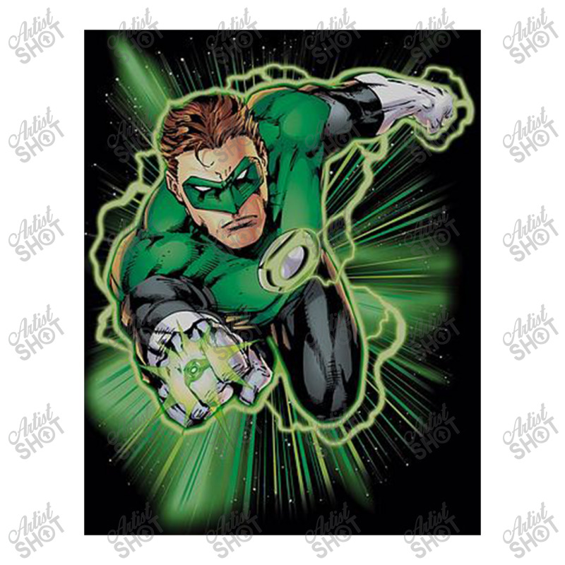 Jla, Green Lantern Energy Double Wine Paper Bag - 6 1/2 X 3 1/2 X 12 3/8 | Artistshot