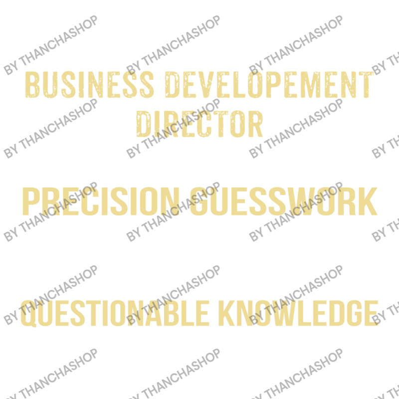 Business Developement Director I Do Precision Guesswork Jumbo Paper Bag - 18 X 7 X 18 3/4 | Artistshot