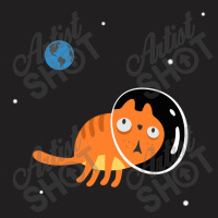 Space Cat, Universe, Kitten, Halloween,nying, Retro, Funny Cat T-shirt | Artistshot