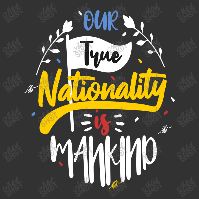 Our True Nationality Is Mankind Baby Bodysuit by chris299 | Artistshot