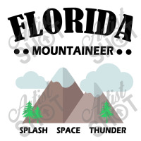 Florida Mountains, Space, Thunder, Splash (black Text),orlando Fl Take Out Paper Bag - 14 X 10 X 15 1/2 | Artistshot