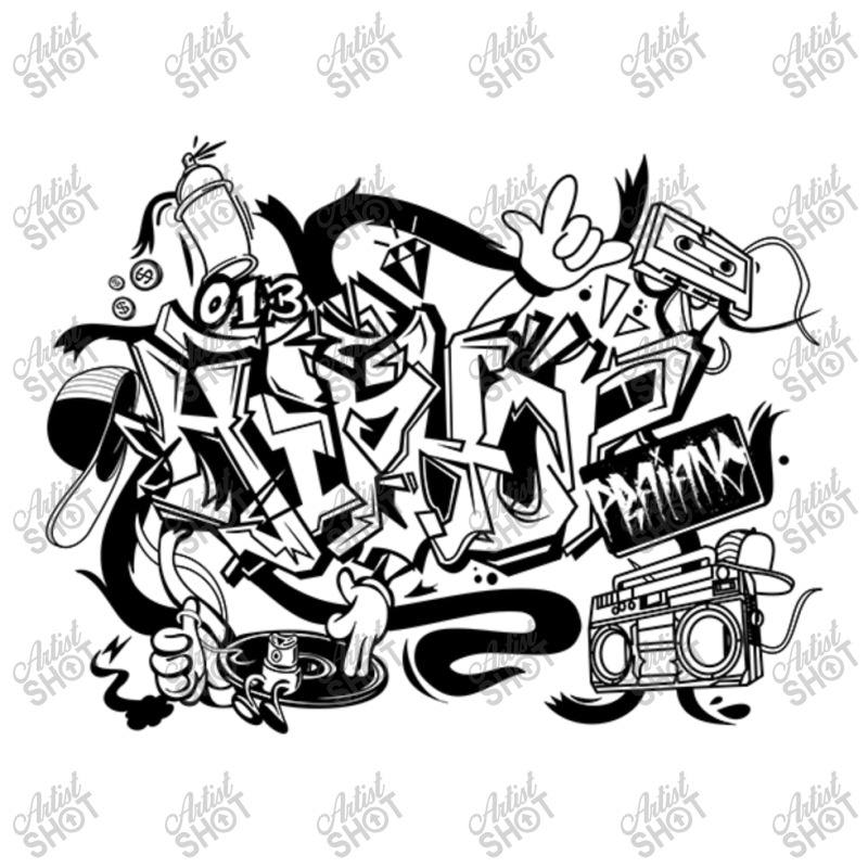 Hiphop Take Out Paper Bag - 14 X 10 X 15 1/2 | Artistshot