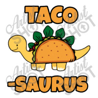 Taco Saurus Take Out Paper Bag - 14 X 10 X 15 1/2 | Artistshot