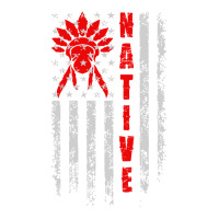 Native American Flag Retro Wine Paper Bag - 5 1/2 X 3 1/4 X 13 | Artistshot