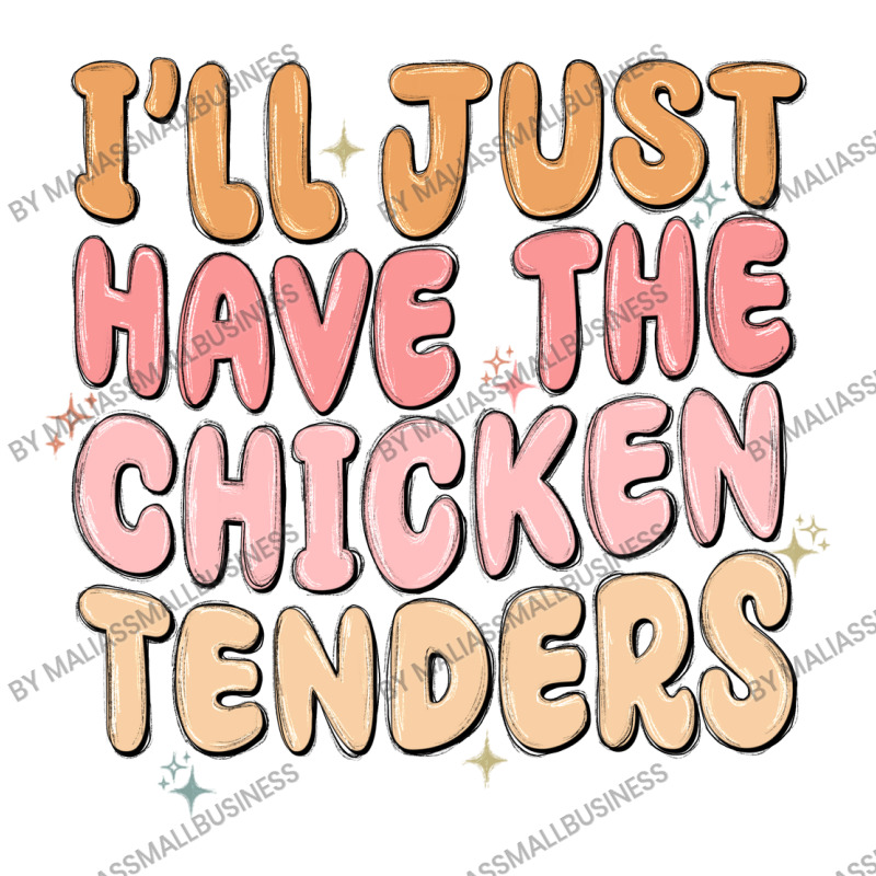 I'll Just Have The Chicken Tenders Double Wine Paper Bag - 6 1/2 X 3 1/2 X 12 3/8 | Artistshot