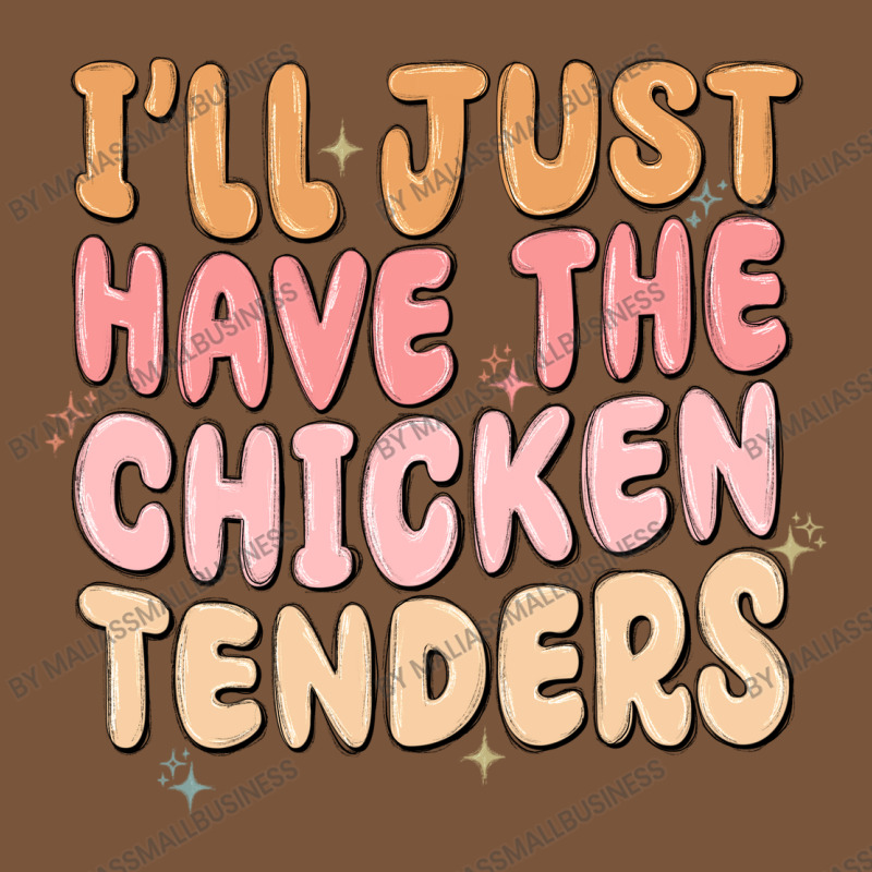 I'll Just Have The Chicken Tenders Square Leatherette Patch | Artistshot