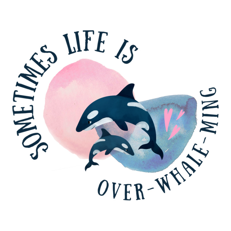 Funny Whale Pun Life Is Overwhelming Queen Paper Bag - 16 X 6 X 19 1/4 | Artistshot