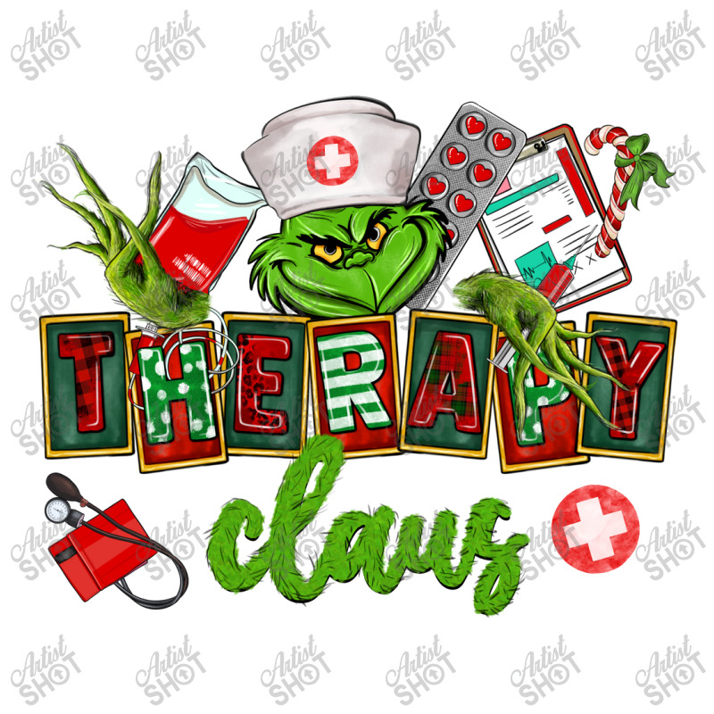 Therapy Claus V-Neck Tee by CowGirlArtShop | Artistshot