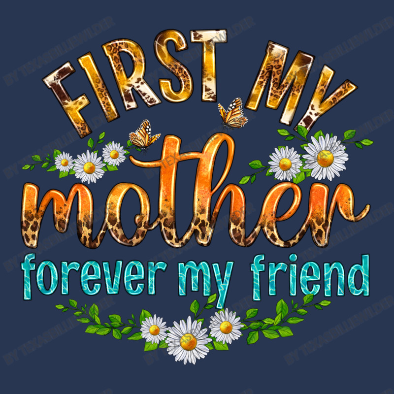 First My Mother Forever My Friend With Daisies Men Denim Jacket | Artistshot