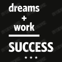 Dreams Work Success | Motivational Quote Scorecard Crop Tee | Artistshot