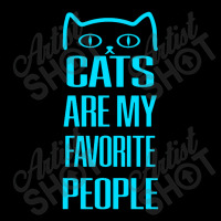 Cats Are My Favorite People Women's V-neck T-shirt | Artistshot