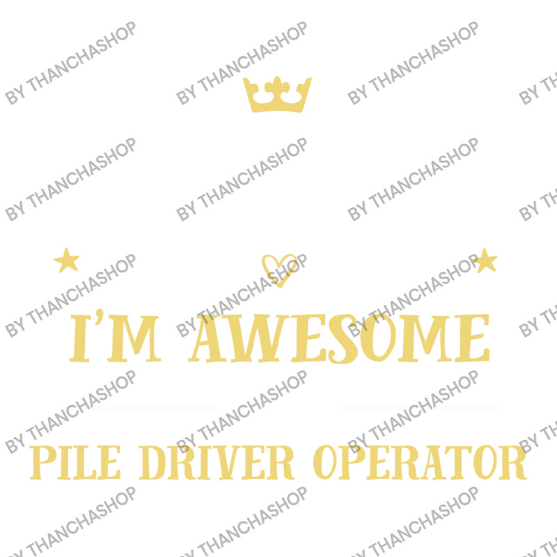 Of Course I'm Awesome I'm A Pile Driver Operator Vogue Paper Bag - 16 X 6 X 12 | Artistshot