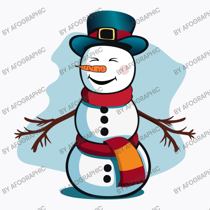 Happy Snowman T-Shirt by afographic | Artistshot