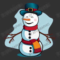 Happy Snowman Vintage Hoodie | Artistshot