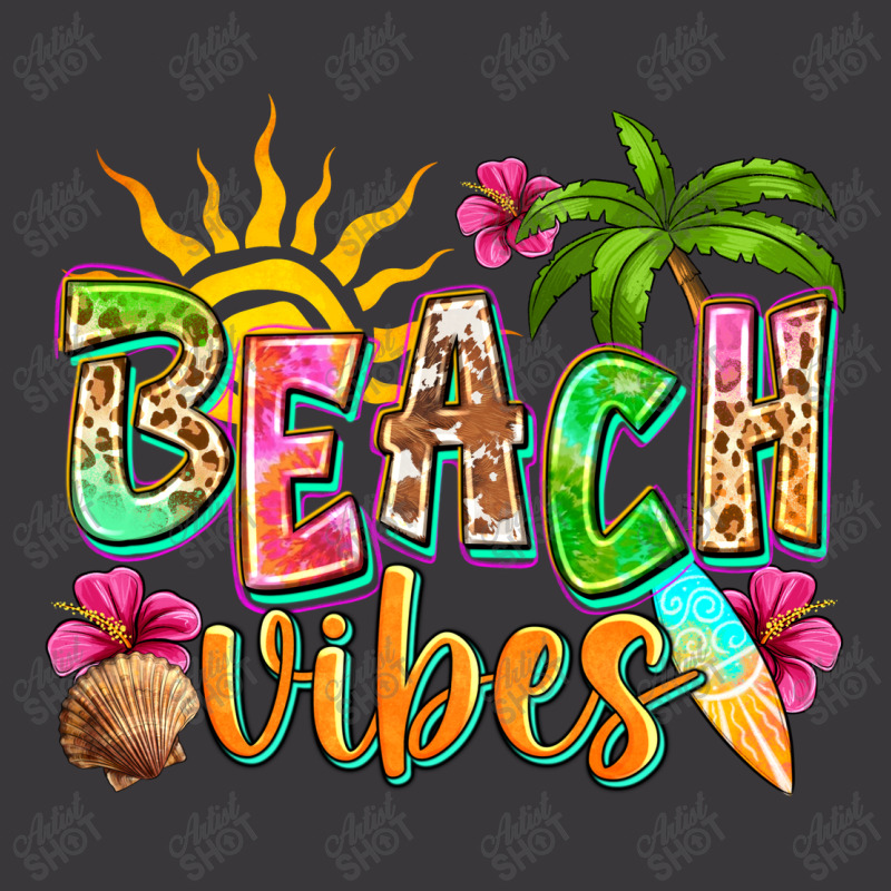 Beach Vibes Ladies Curvy T-Shirt by NancyCooperArtShop | Artistshot