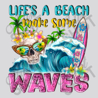 Life's A Beach Make Some Waves Women's Triblend Scoop T-shirt | Artistshot