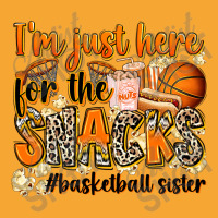 Im Just Here For The Snacks Basketball Sister Basic T-shirt | Artistshot