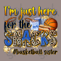 Im Just Here For The Snacks Basketball Sister Vintage T-shirt | Artistshot