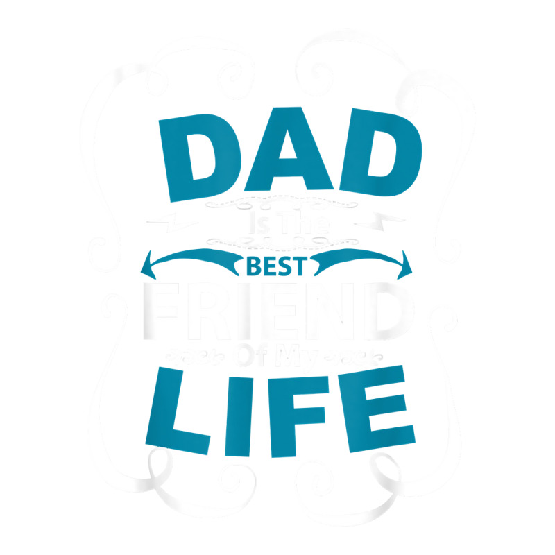 Dad Is The Best Friend Of My Life Father Son Daughter T Shirt Debie Paper Bag - 10 X 5 X 13 | Artistshot