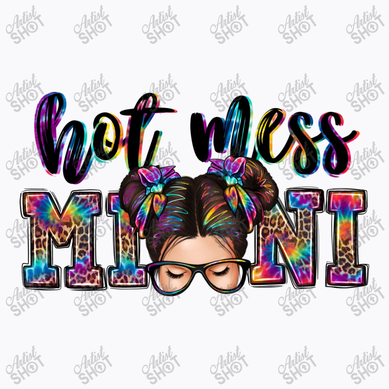 Mess Mini Messy Bun T-shirt | Artistshot