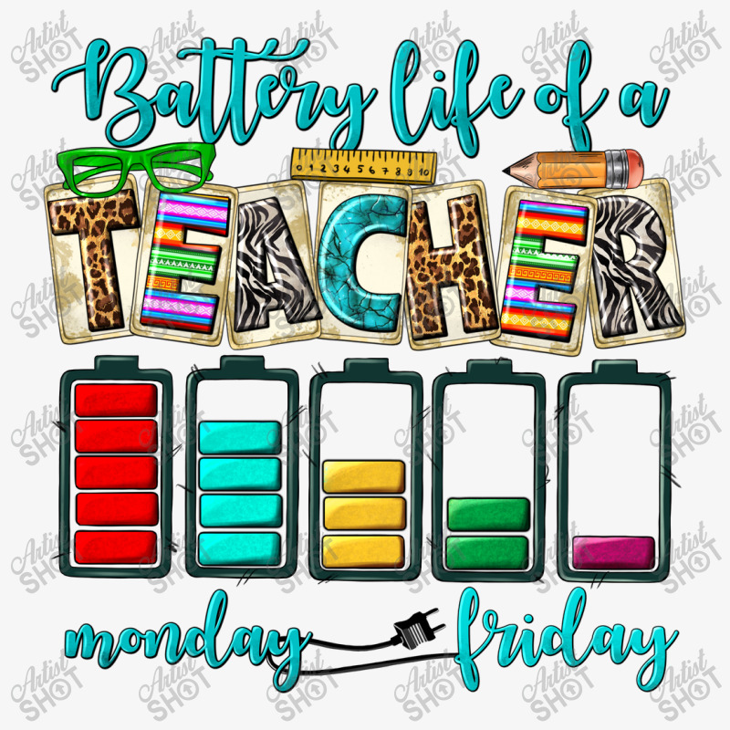 Battery Life Of A Teacher Monday Friday Champion Hoodie | Artistshot