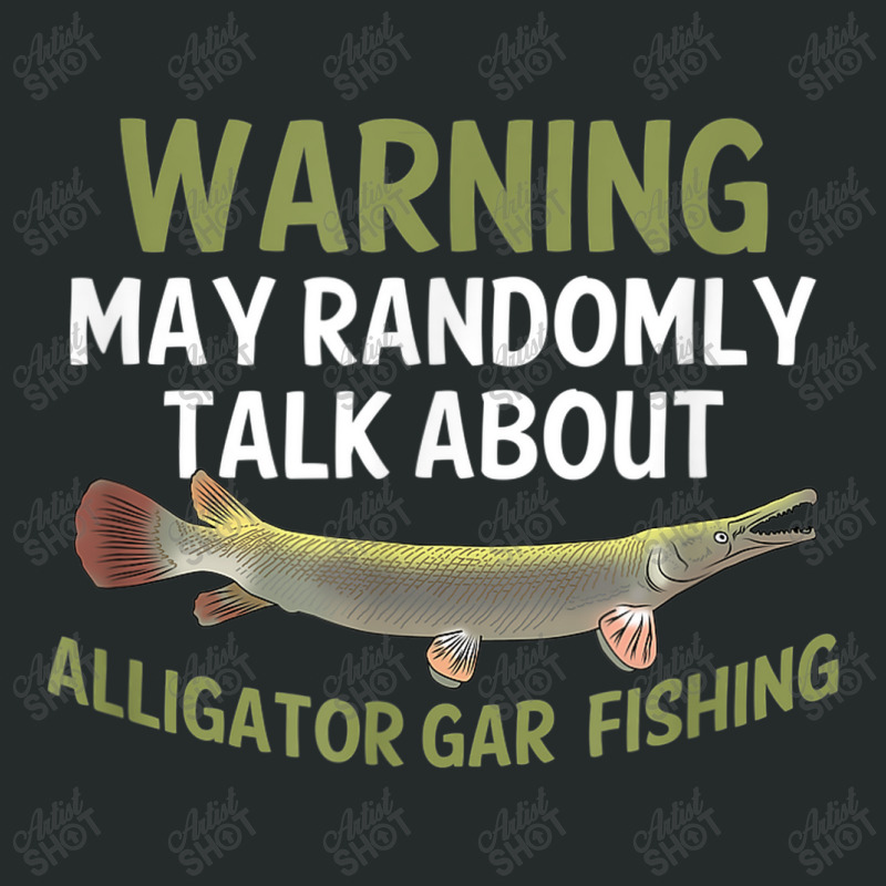 Alligator Gar Fish Freshwater Fishing Women's Triblend Scoop T-shirt by YenNgoc | Artistshot