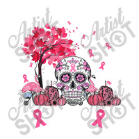 In October We Wear Pink Sugar Skull Moon Breast Cancer Debie Paper Bag - 10 X 5 X 13 | Artistshot