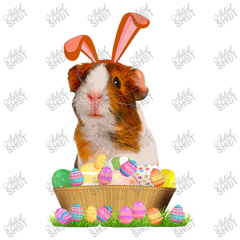 Funny Guinea Pig With Cute Bunny Ears Easter Day Eggs Basket Double Wine Paper Bag - 6 1/2 X 3 1/2 X 12 3/8 | Artistshot