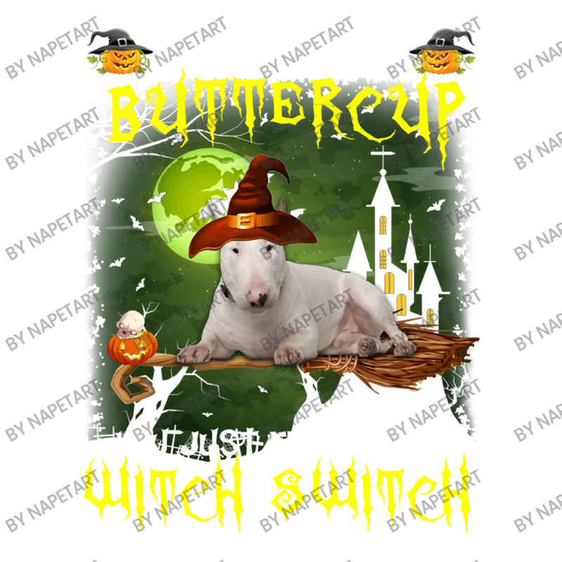 Bull Terrier Buckle Up Buttercup You Just Flipped My Witch Switch Jumbo Paper Bag - 18 X 7 X 18 3/4 | Artistshot