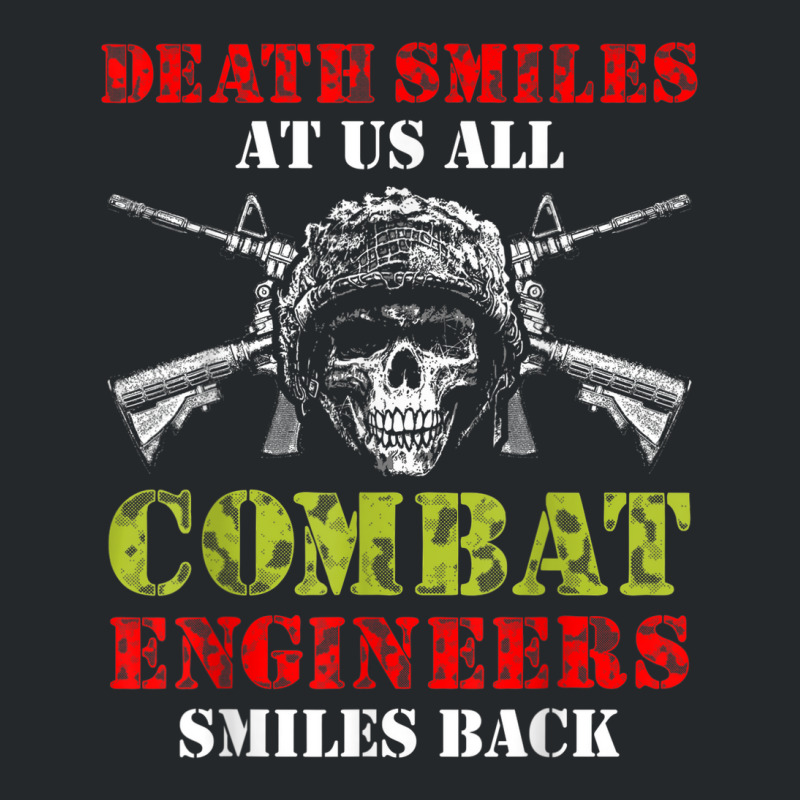 Combat Engineer Smiles Usa Military Sapper 2 Crewneck Sweatshirt by Tiktify | Artistshot