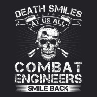 Death Smiles At Us All Combat Engineers Smile Back Veteran Premium Youth Tee | Artistshot