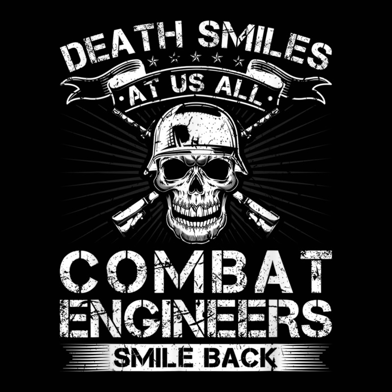 Death Smiles At Us All Combat Engineers Smile Back Veteran Toddler 3/4 Sleeve Tee by Tiktify | Artistshot