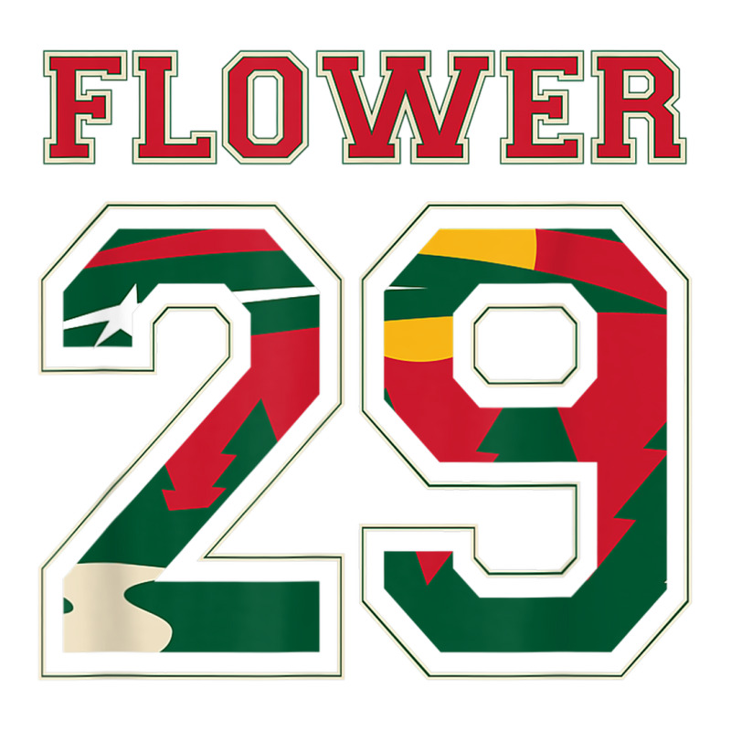 Flower 29 Wild Goalie Fleury Minnesota Pro Ice Hockey Design Traveler ...