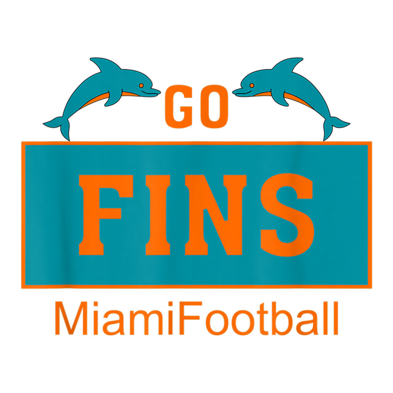 Fins Miami Florida American Football Dolphin Elements Animal Vogue Paper Bag - 16 X 6 X 12 | Artistshot