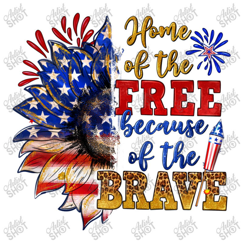 Home Of The Free Because Of The Brave Queen Paper Bag - 16 X 6 X 19 1/4 | Artistshot