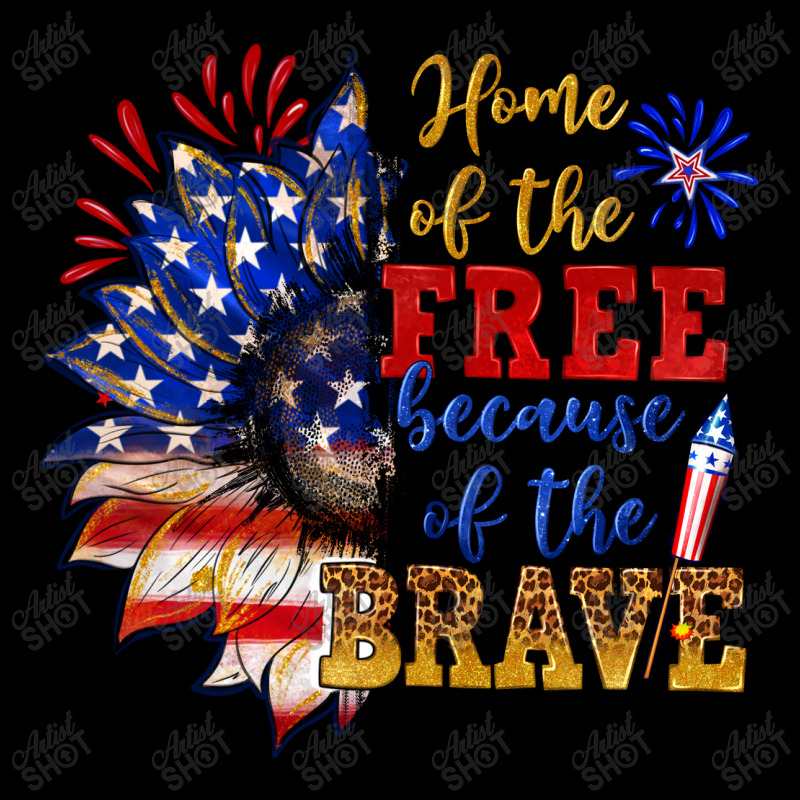 Home Of The Free Because Of The Brave Camping Chair | Artistshot