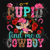 Cupid Find Me A Cowboy Metal Print Vertical | Artistshot