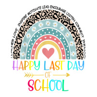 Happy Last Day Of School Teacher Student Graduation Rainbow 357 Cub Paper Bag - 8 X 4 1/2 X 10 1/4 | Artistshot