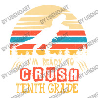 Ready To Crush Tenth Grade Dinosaur Back To School Double Wine Paper Bag - 6 1/2 X 3 1/2 X 12 3/8 | Artistshot