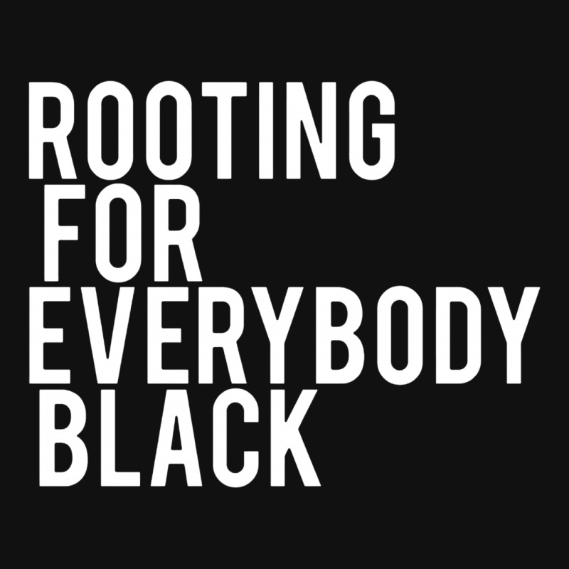 Rooting For Everybody Black Motorcycle License Plate | Artistshot