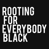 Rooting For Everybody Black Face Mask Rectangle | Artistshot