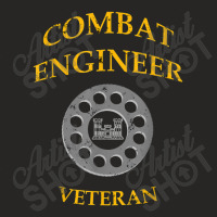 Army Combat Engineer Veteran Funny Engineering Ladies Fitted T-shirt | Artistshot