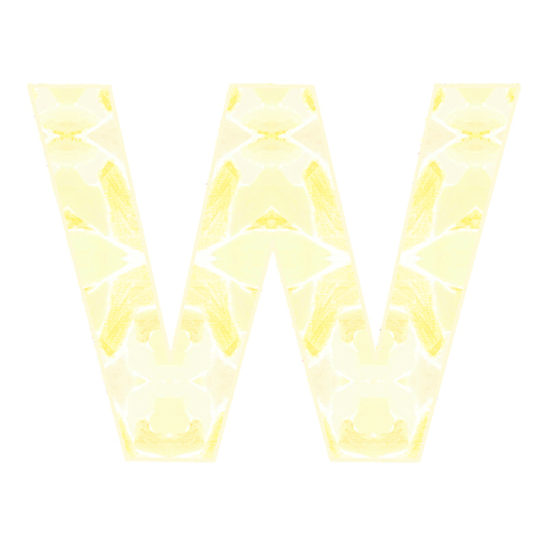 Letter W T  Shirt Letter W Monogram Olive Green Abstract Pattern Paint Cub Paper Bag - 8 X 4 1/2 X 10 1/4 | Artistshot