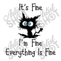 Its Fine Im Fine Everythings Fine Cub Paper Bag - 8 X 4 1/2 X 10 1/4 | Artistshot