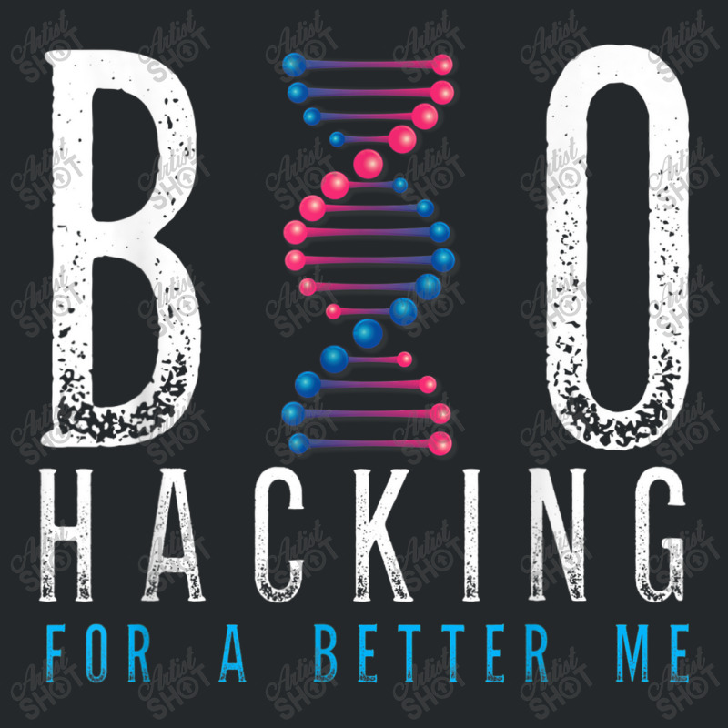 Biohacking For A Better Me Science Crewneck Sweatshirt | Artistshot