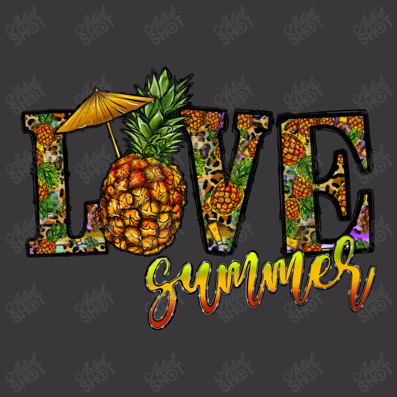 Love Summer Pinapple Ladies Curvy T-Shirt by CowhideDigitalArt | Artistshot