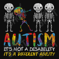 Autism Awerness Skeleton Dabbing A Different Ability Crop Top | Artistshot