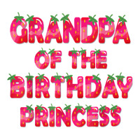 Grandpa Of The Birthday Princess Girl Strawberry Party T Shirt Wine Paper Bag - 5 1/2 X 3 1/4 X 13 | Artistshot