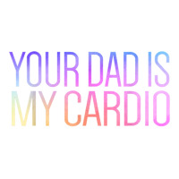 Your Dad Is My Cardio Relationship Funny Gym Workout T Shirt Wine Paper Bag - 5 1/2 X 3 1/4 X 13 | Artistshot